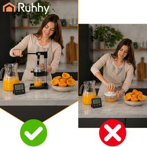 Presă manuală pentru citrice și rodii - storcător mecanic profesional de fructe Ruhhy 40 cm