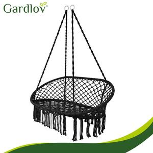 Leagăn dublu de grădină tip cuib de barză Gardlov – Negru