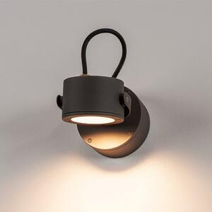 SLV Sitra, spot de plafon pentru exterior, antracit, Negru, Metal, Modern, Priză de perete top
