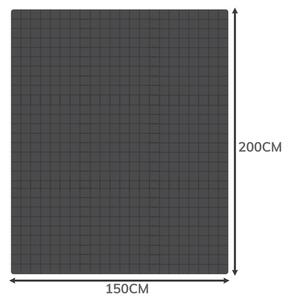 Pătură ponderată și pătură senzorială antistres - pătură gravitațională pentru somn Ruhhy 200x150 cm 8 kg