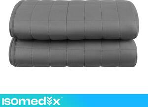 Pătură ponderată și pătură senzorială antistres - pătură gravitațională pentru somn Isomedix 200x150 cm 8 kg