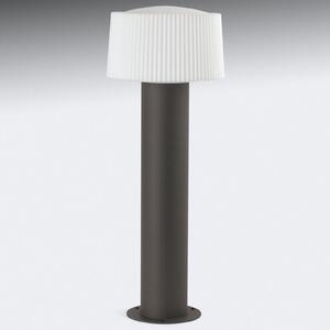 Lampă cu postament Muffin, abajur striat, 55,9 cm