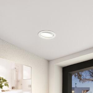 Arcchio LED-lampe încastrate Katerin, alb, orientabile, set de 3 bucăți, reglabil, Alb, Baie, Plastic, Modern, Plafon încastrat