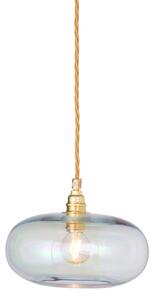 EBB & FLOW Lampa suspendată Horizon, transparentă, sticlă, Ø 21 cm, reglabil, Transparent, Camera de zi / sufragerie, Sticlă, Scandinavă