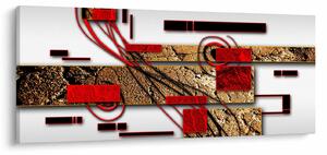 Tablou cu abstracție (120x50 cm)