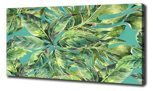 Print pe canvas frunze tropicale