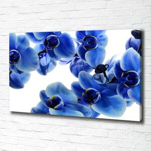 Pictură pe pânză albastru orhidee