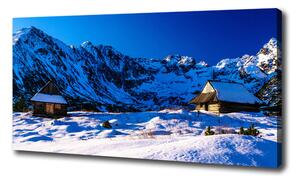 Tablou canvas Case în munții Tatra