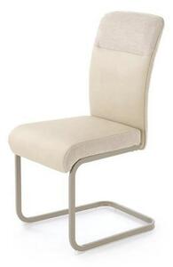 Scaun K584, bej/casmir, stofa clasica/otel, 46x60x100 cm