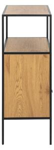 Dulap vinotecă cu aspect de lemn de stejar număr sticle 14, 77x105 cm Seaford – Actona