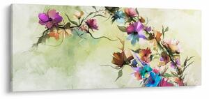 Tablou - Pictua cu flori (120x50 cm)