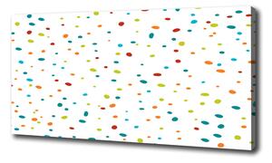 Tablou canvas puncte colorate