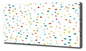 Tablou canvas puncte colorate