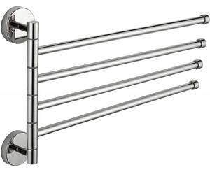 Mexen cuier rotativ cvadruplu pentru prosoape, crom - 7039244-00