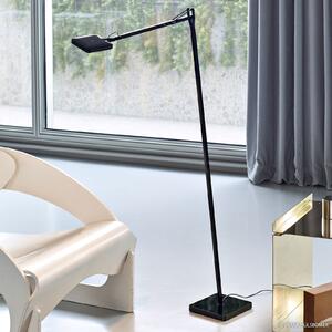 FLOS Kelvin LED - lampă de podea designer, negru, reglabil, Negru, Camera de zi / sufragerie, Metal, Design