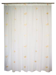 Perdea Velaria crem cu fluturi crem, 290x245 cm