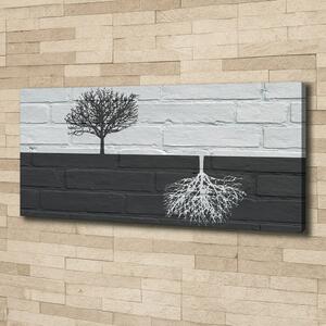 Imprimare tablou canvas Copacii de pe perete