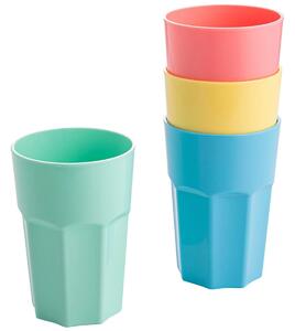 Set de 4 pahare, 400 ml