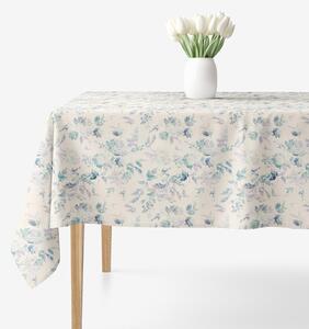 Goldea față de masă decorativă valencia - imprimeuri de plante 120 x 140 cm