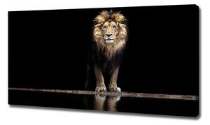 Imprimare tablou canvas Portret de un leu