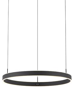 Lampă suspendată de design neagră cu 3 trepte de intensitate luminoasă - Titmus