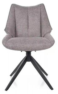 Scaun CODA, gri - Brego 07, stofa clasica/metal, 56x64x91 cm