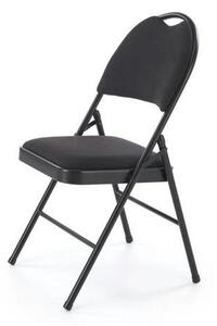 Scaun K566, negru, stofa clasica/otel, 46x53x86 cm