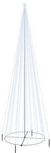 Brad de Crăciun conic, 1134 LED-uri, alb rece, 230x800 cm