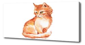 Pictură pe pânză Red Cat