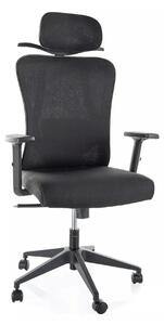 Scaun de birou Q-080 M, negru, 67x50x115/125 cm