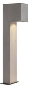 Stâlp modern de exterior gri 65cm IP44 - Pompei