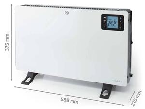 Nedis HTCO50WTW - Încălzitor electric/convector 750/1250/2000W/230V WT + DO
