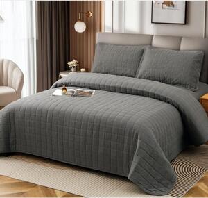 Cuvertura bumbac 100%, 4 piese, pat 2 persoane, 230x240 cm, EY07
