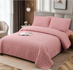 Cuvertura bumbac 100%, 4 piese, pat 2 persoane, 230x240 cm, EY01