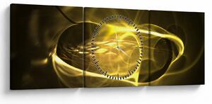 Tabloul modern abstract (cu ceas) (90x30 cm)