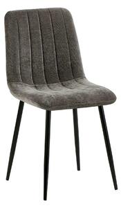 Scaun JET, gri inchis/negru, stofa clasica/metal, 44x54x88 cm
