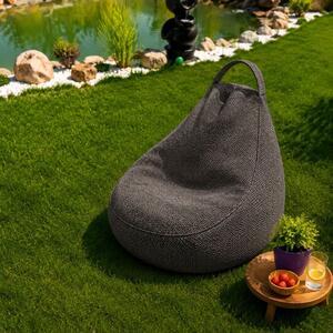 Fotoliu Bean Bag interior-exterior Gri melanj
