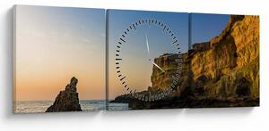 Tablou - recif de mare (cu ceas) (90x30 cm)