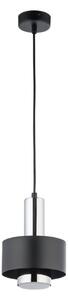 Lustră pe cablu RIF LUX 1xGX53/12W/230V d. 15 cm negru/crom lucios