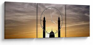Tablou cu obiect istoric (cu ceas) (90x30 cm)