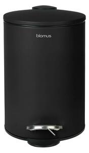 Coș de gunoi negru cu pedală din oțel 3 l Tubo – Blomus