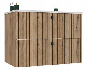 Dulap sub lavoar Terca 1 80 (stejar evoke) (cu lavoar). Promo -20%. 1133038