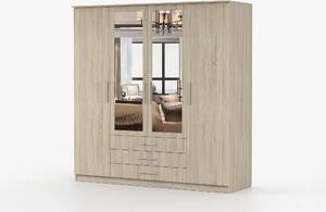 Dulap de haine Svalga 4D (stejar sonoma). Promo -20%. 1014281