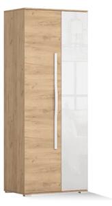 Dulap de haine Lavender (Stejar kraft auriu + alb lucios). Promo -17%. 1071558
