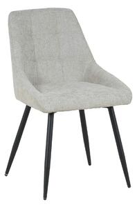Scaun KENT, grej/negru, stofa clasica/metal, 50x60x84 cm