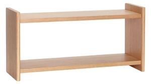 Raft în culoare naturală etajat cu aspect de lemn de stejar 62 cm Less – Hübsch