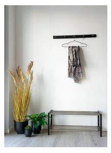 Cuier metalic de perete negru Padova - House Nordic