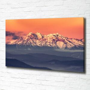 Tablou canvas Sunrise Tatry