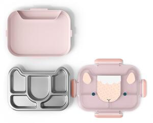 Cutie de gustări pentru copii Wonder Pink Sheep - Monbento