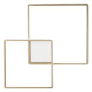 Ondaluce - Plafonieră LED dimabilă DOWEL LED/46W/230V 55x55 cm, finisaj auriu